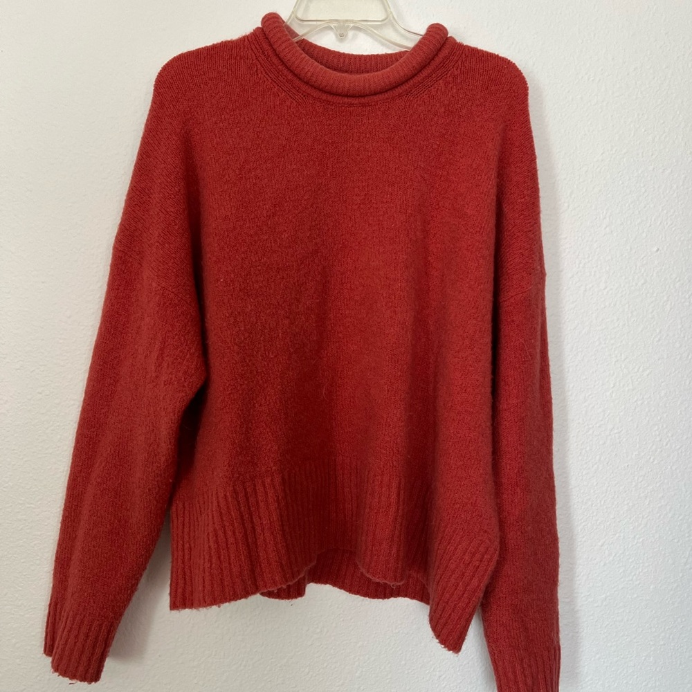 Madewell coral sweater